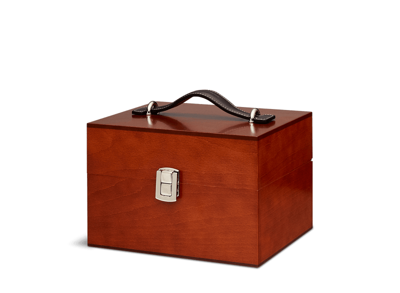 Beech Wood Box - Rosewood Finish - Saphir Médaille d'Or #colour_rosewood-finish