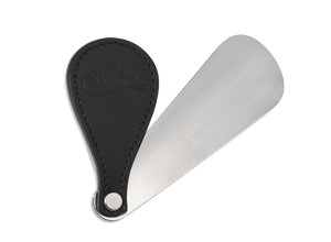 Travel Shoe Horn - Black - Saphir Médaille d'Or #colour_black-leather