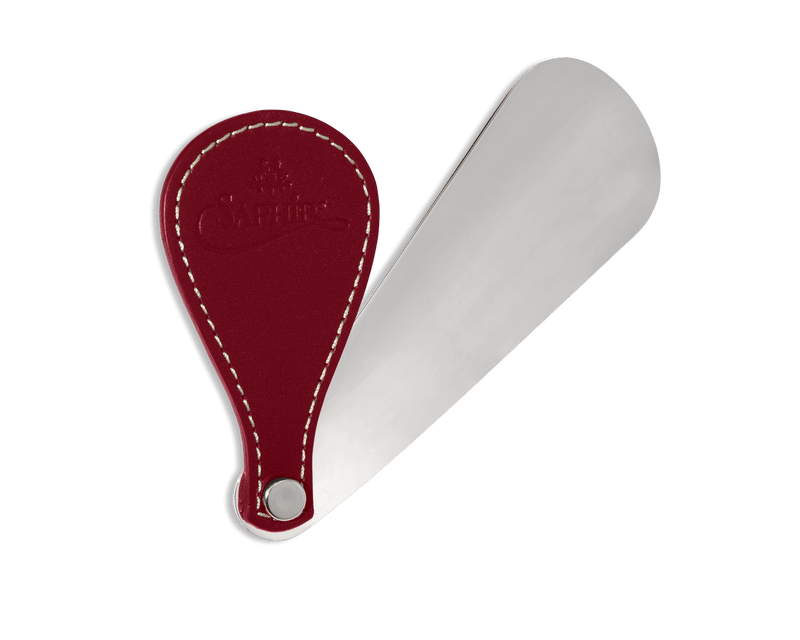 Travel Shoe Horn - Red - Saphir Médaille d'Or #colour_red-leather