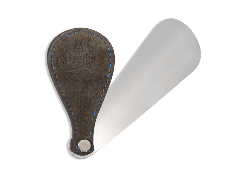 Travel Shoe Horn - Suede - Saphir Médaille d'Or #colour_suede-leather